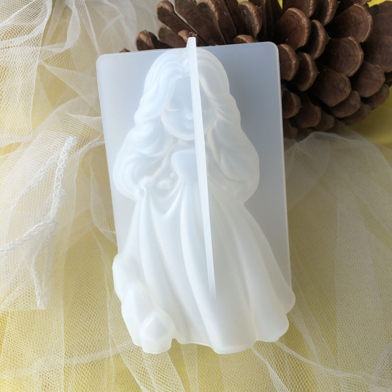 Candle Making Tutorial - 3D Schattige Prinses Siliconen Kaars Schimmel
