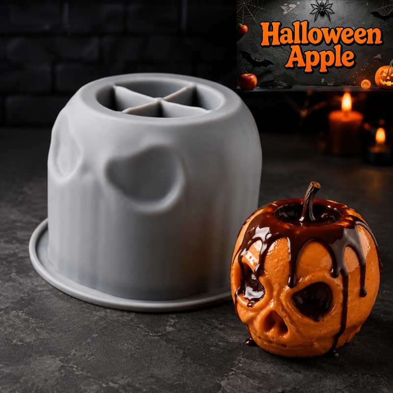 Candle Making Jug - Halloween schedel appel siliconen mal, creatief