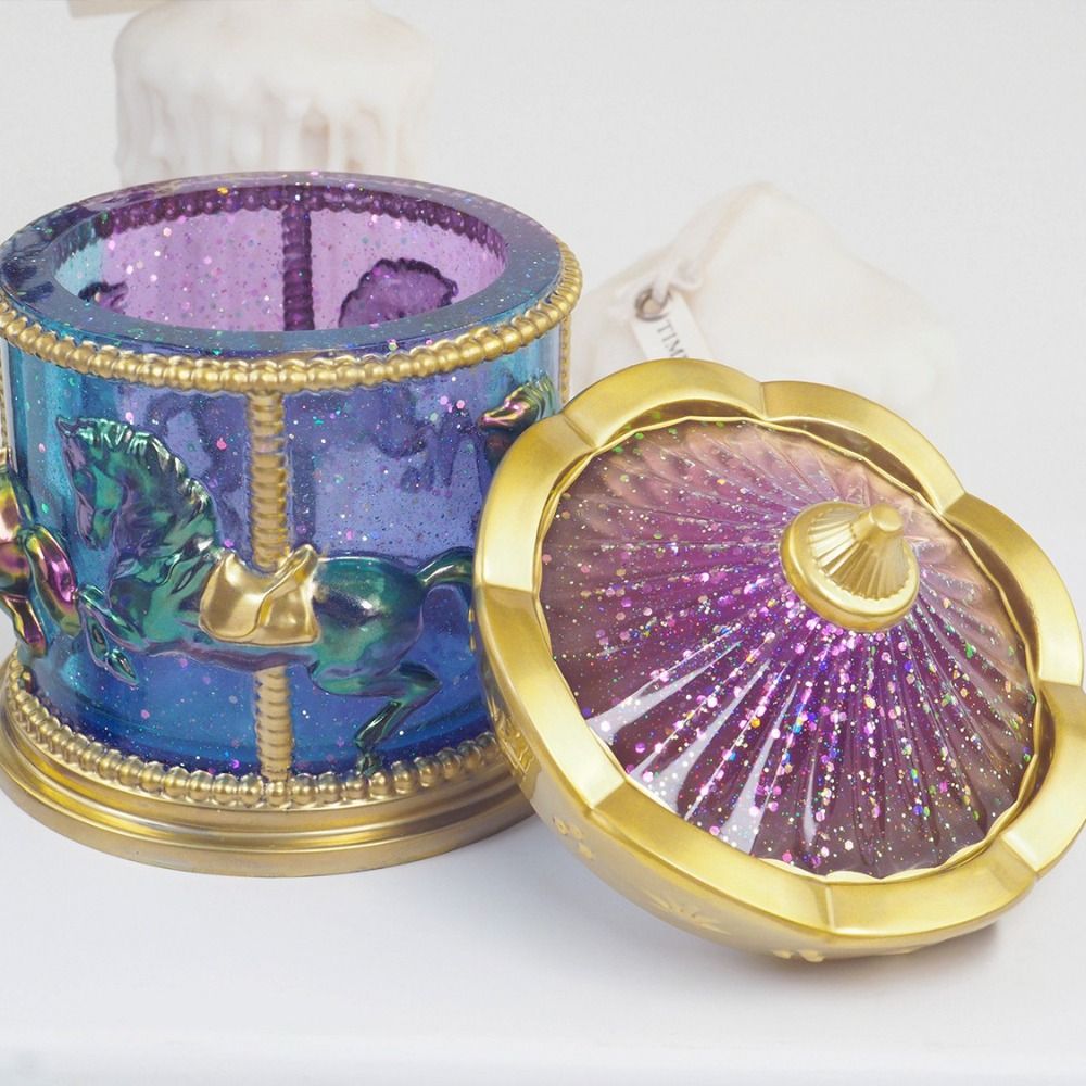 Candle Making Jars With Lids - Leuke stijl met deksels carrousel opbergdoos