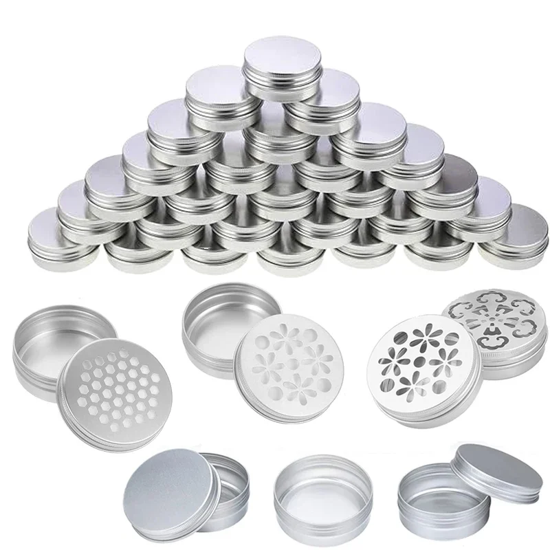 Tin Container Lid - 10 Stuks Lege 5g-60g Ronde Aluminium
