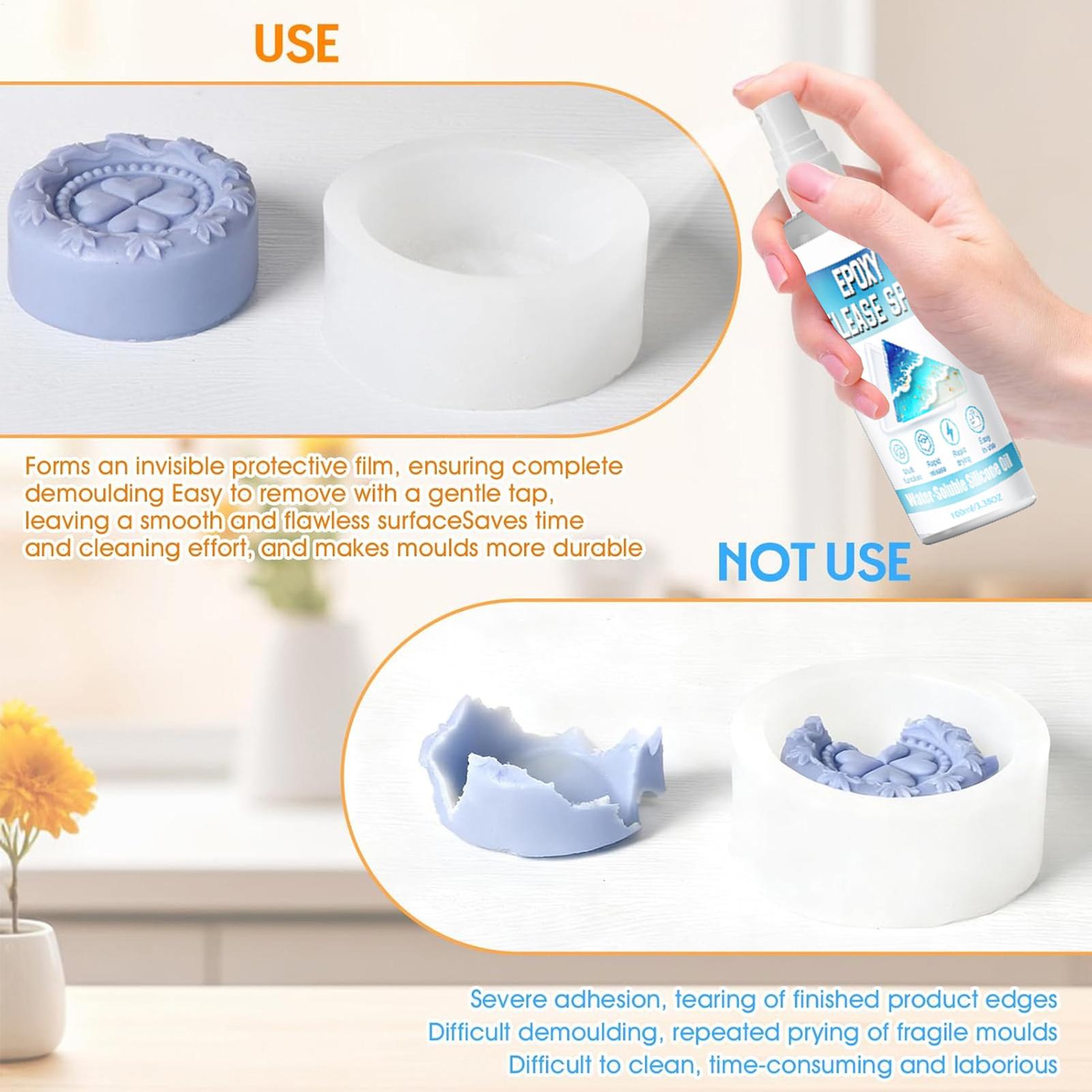 Siliconen ontvormspray Epoxy o - Candle Making Tutorial recensie en prijs