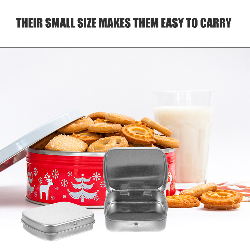 5 stuks draagbare metalen opbe - Tin Container Lid recensie en prijs