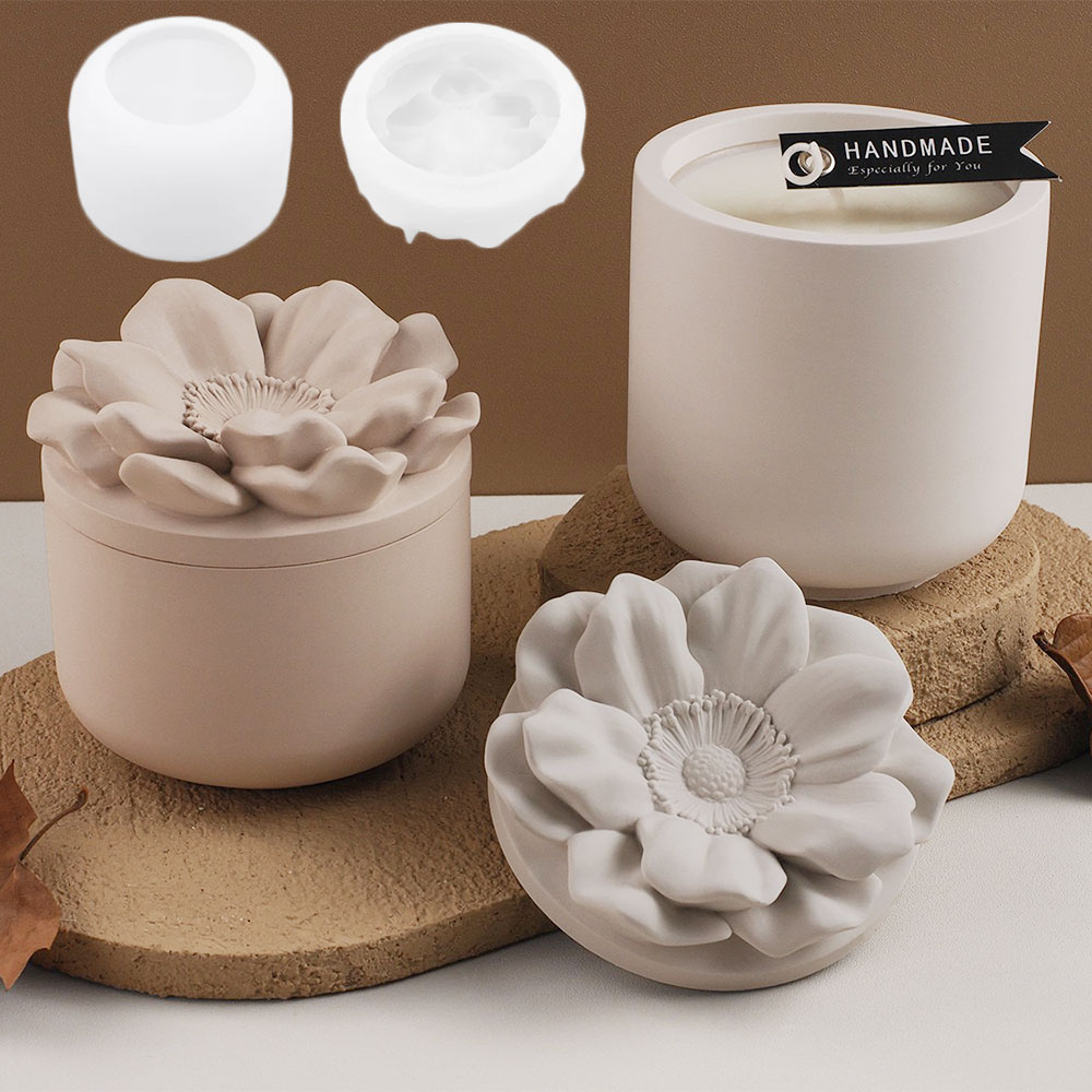 Zonnebloem Opbergdoos Silicone - Candle Making Jars With Lids recensie en prijs