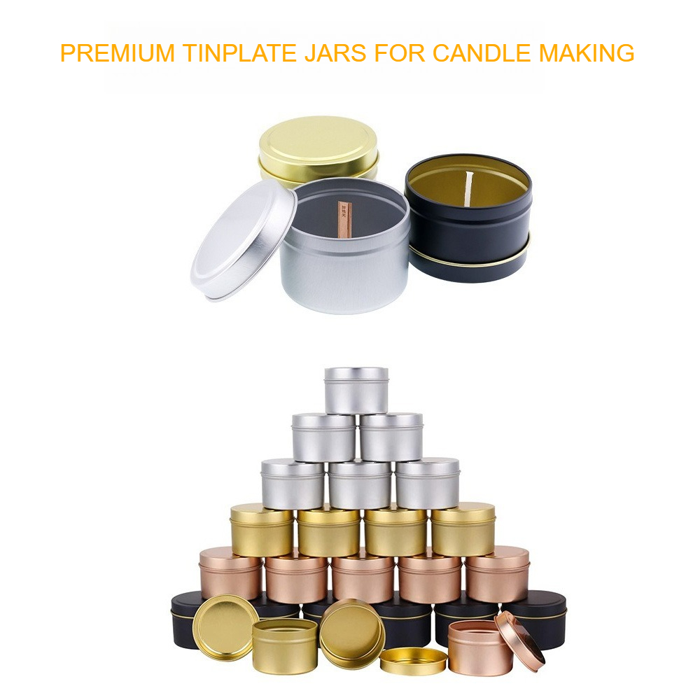 Ronde aluminium kaarsenblikken - Candle Making Jars With Lids recensie en prijs