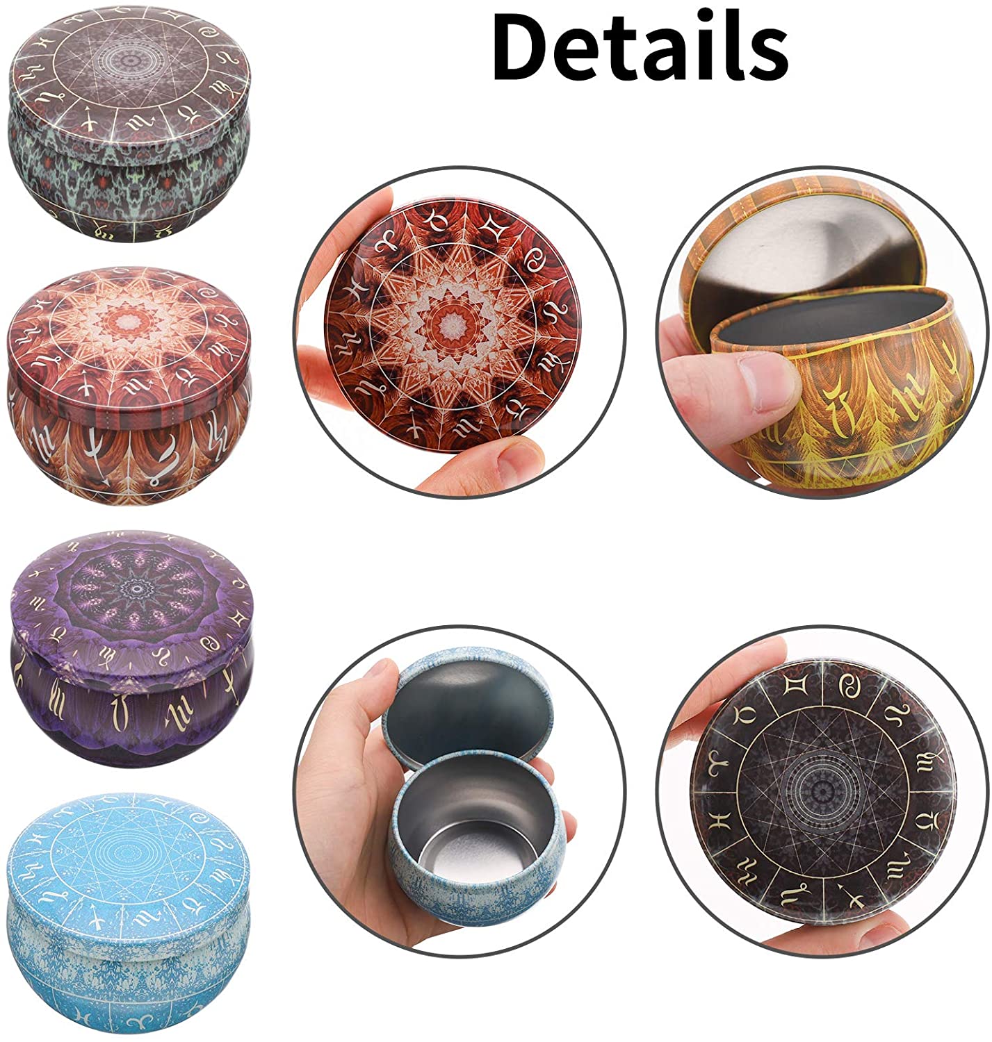 12-pack kaarsenblikken ronde k - Candle Making Jars With Lids recensie en prijs