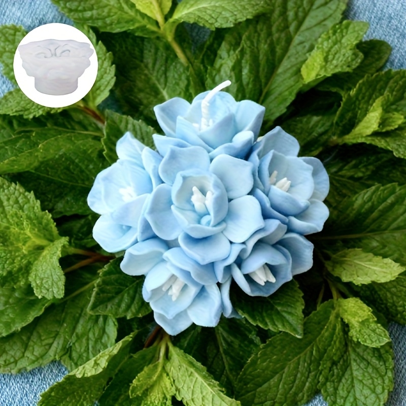 1 siliconen mal voor hortensia - Candle Making Tutorial recensie en prijs