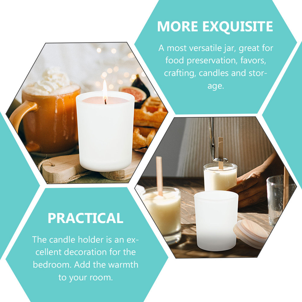 Lege glazen potten, glazen con - Candle Making Jars With Lids recensie en prijs