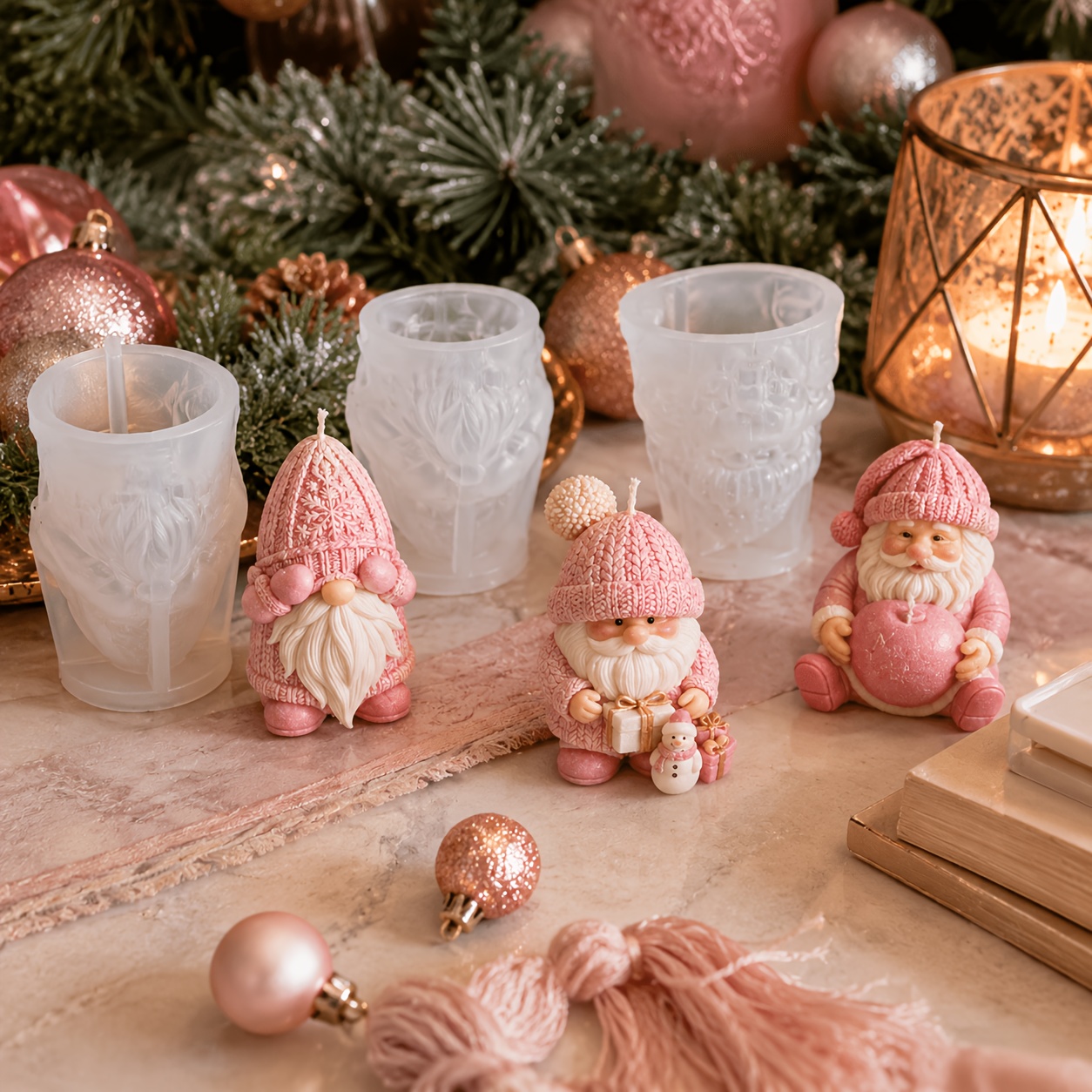 Kerstfeest Gnome Siliconen Kaa - Candle Making Kits recensie en prijs