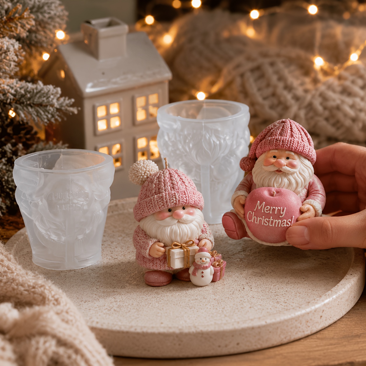 Kerstfeest Gnome Siliconen Kaa - Candle Making Kits recensie en prijs
