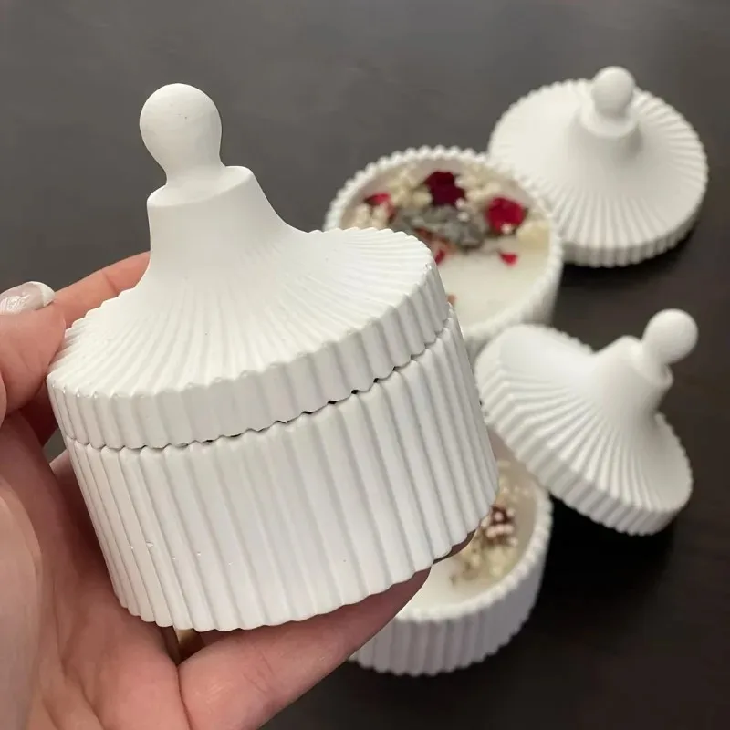 2 stuks siliconen kaarsenpotvo - Candle Making Jars With Lids recensie en prijs