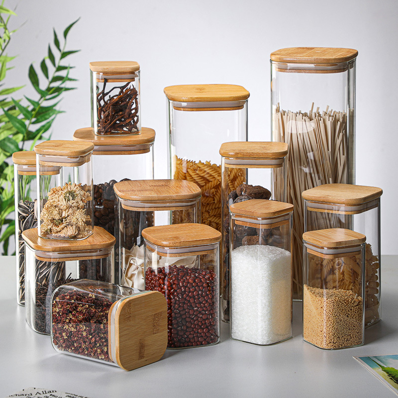 Bamboe Glazen Blikken Transpar - Tin Container Lid recensie en prijs