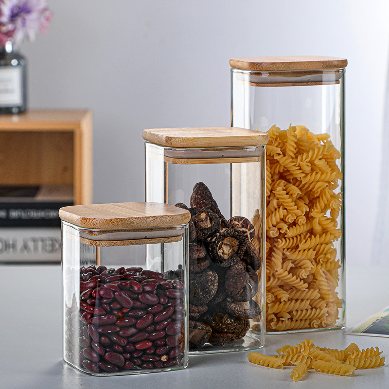 Bamboe Glazen Blikken Transpar - Tin Container Lid recensie en prijs