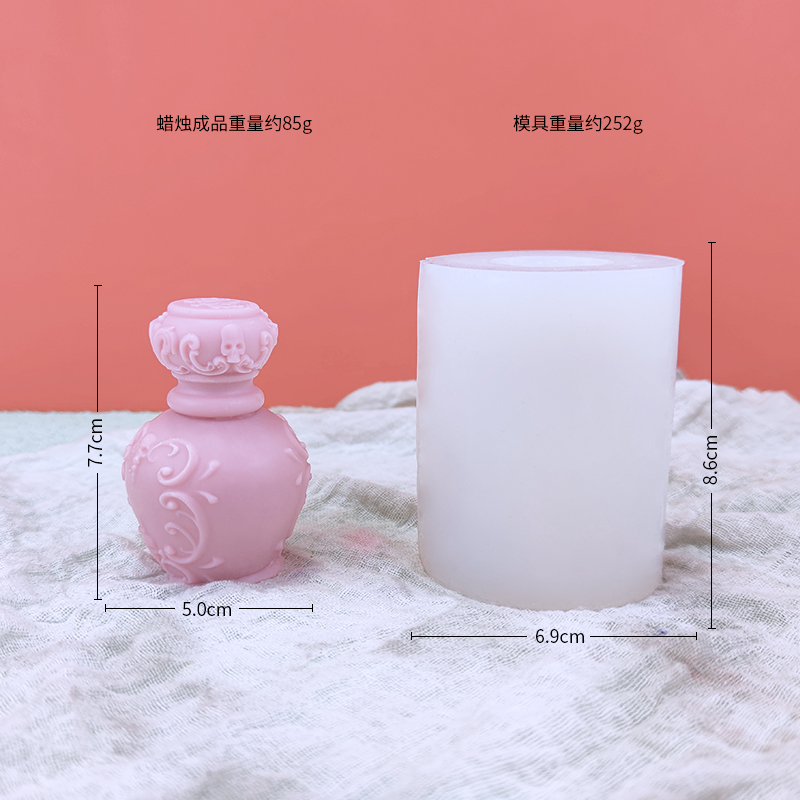 3D retro parfumflesje aromathe - Candle Making And Perfume recensie en prijs