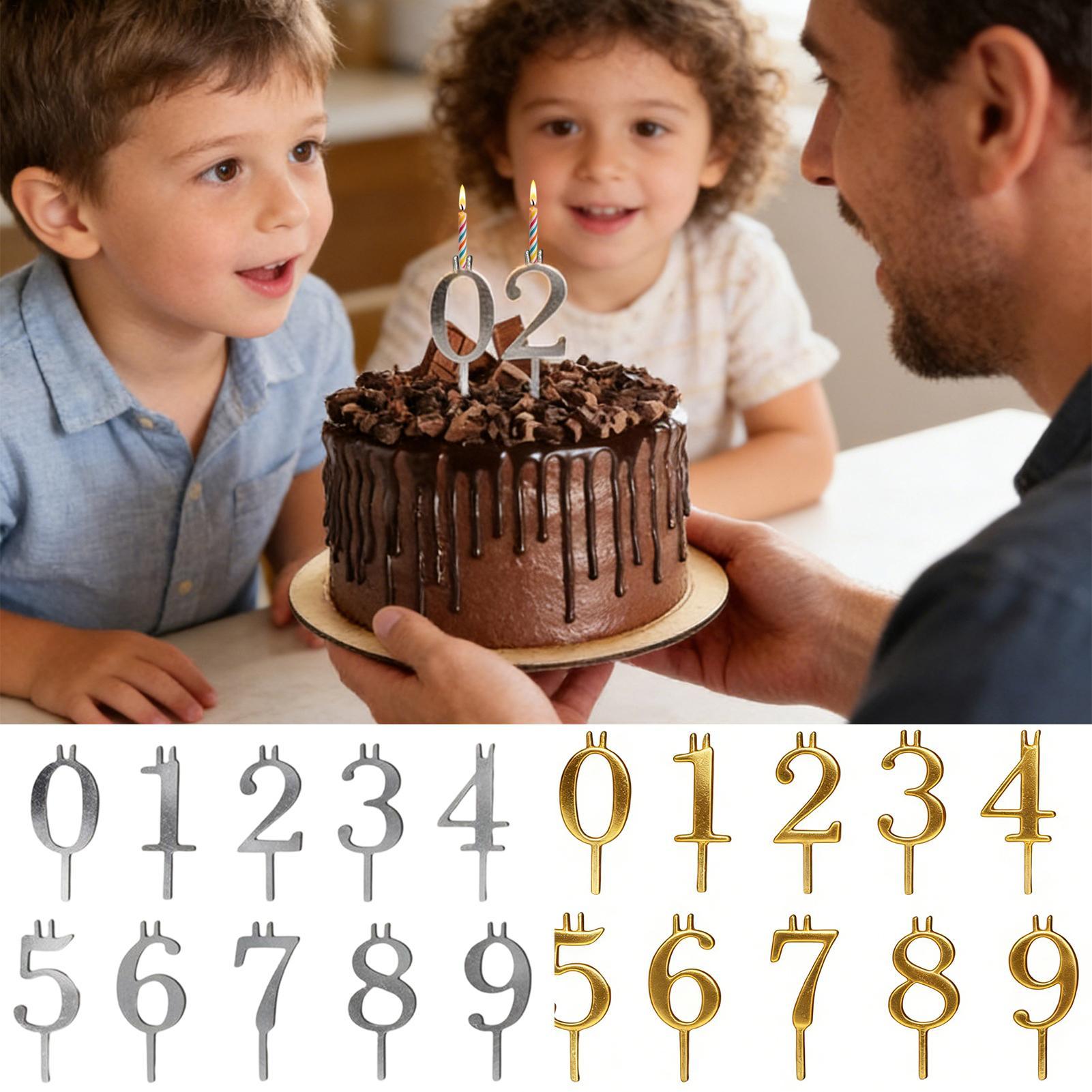 10 stuks 0-9 Nummer Cake Toppe - Candle Making Tutorial recensie en prijs